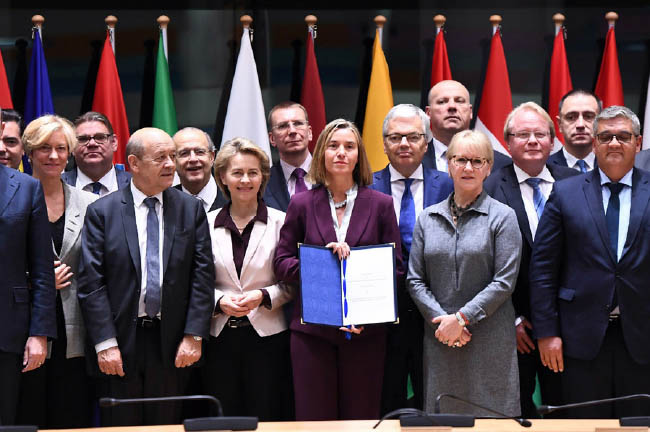 23 EU Countries Sign Defense Pact on Permanent Structured Cooperation 